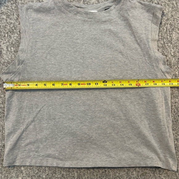 ASOS DESIGN Gray Drop Armhole Tank Athleisure Soft Stretchy Women's Medium - Picture 7 of 9